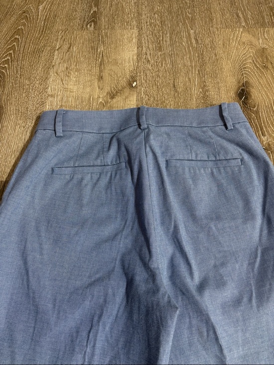 LOFT Blue Wide-Leg Dress Pants - Picture 5 of 6